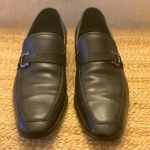 Salvatore Ferragamo Men's Dress Shoe Black 11.5